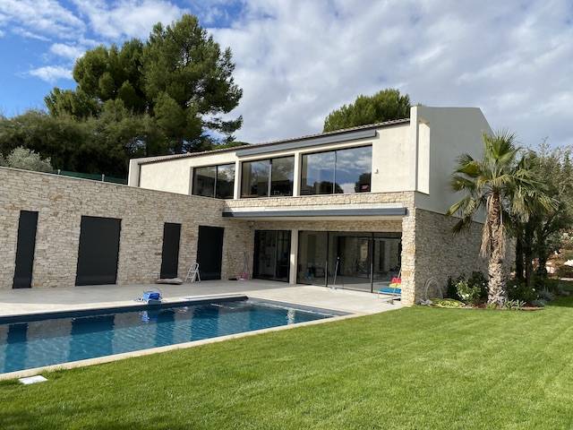 Réalisation d'une villa de luxe de 800 m2 à Eguilles près d'Aix en Pce